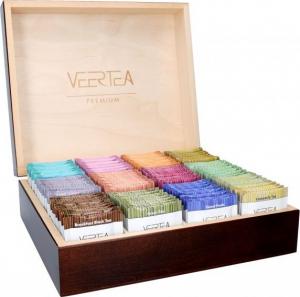 VEERTEA PREMIUM Zestaw skrzynka 180kopert - brąz + karton prezentowy 3