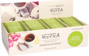 VEERTEA PREMIUM 100 kopert GREEN TEA WITH FRUITS 1,5g 1