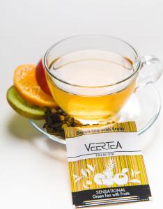 VEERTEA PREMIUM 100 kopert GREEN TEA WITH FRUITS 1,5g 3