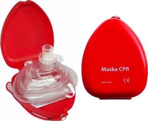 Polska Firma Maska do sztucznego oddychania CPR - POCKET MASK 1