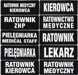 Polska Firma Emblemat funkcyjny odblaskowy na rzepie 13 x 5 cm 1