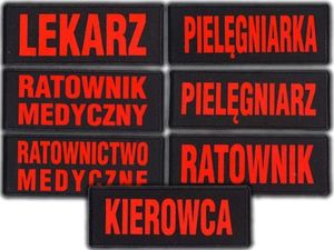 Polska Firma Emblemat funkcyjny FLUO na rzepie 13 x 5 cm 1