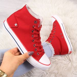 Big Star Trampki wysokie czerwone Big Star 41 1