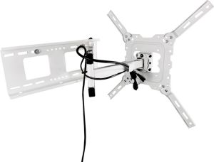 4World 4World | Uchwyt ścienny | Rozmiar ekranu : 32-50" | VESA 100x100/200x100/ 200x200/400X400 | Maksymalne obciążenie : 40 kg | Kolor : biały | Waga : 4,8kg | Szerokość : 42cm - 10096 3