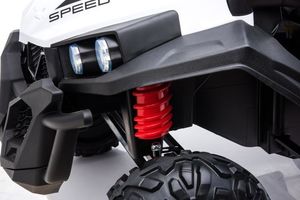 Super-Toys MEGA BUGGY 4X4 2x12V SPEED NEW DLA 2 DZIECI, MĘKKIE KOŁA, MIĘKKIE SIEDZENIA/S2588 11