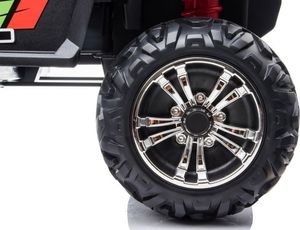 Super-Toys MEGA BUGGY 4X4 2x12V SPEED NEW DLA 2 DZIECI, MĘKKIE KOŁA, MIĘKKIE SIEDZENIA/S2588 17