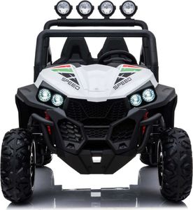 Super-Toys MEGA BUGGY 4X4 2x12V SPEED NEW DLA 2 DZIECI, MĘKKIE KOŁA, MIĘKKIE SIEDZENIA/S2588 3