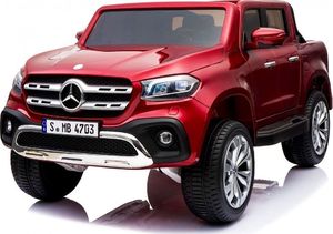 Super-Toys MERCEDES X LICENCJA, 4X4, 2x12V PANEL MP4, 5 PUNKTOWE PASY, MIĘKKIE KOŁA EVA, MIĘKKIE SIEDZENIE, LAKIER POLEROWANY, FULL OPCJA/ 12