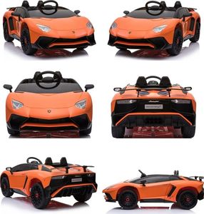 Super-Toys ORYGINALNE LAMBORGHINI AVENTADOR PEŁNA OPCJA, MIĘKKIE KOŁA, MIĘKKIE SIEDZENIE/BDM0913 8