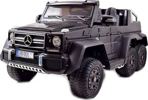 Super-Toys Mega Pojazd- Oryginalny Mercedes G63, Napęd 6x6 (SX-1888-CZARNY) 11