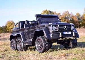 Super-Toys Mega Pojazd- Oryginalny Mercedes G63, Napęd 6x6 (SX-1888-CZARNY) 12