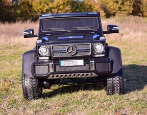 Super-Toys Mega Pojazd- Oryginalny Mercedes G63, Napęd 6x6 (SX-1888-CZARNY) 14