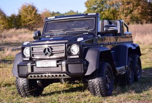Super-Toys Mega Pojazd- Oryginalny Mercedes G63, Napęd 6x6 (SX-1888-CZARNY) 15
