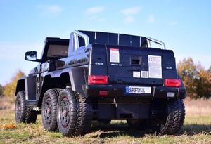 Super-Toys Mega Pojazd- Oryginalny Mercedes G63, Napęd 6x6 (SX-1888-CZARNY) 19