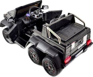 Super-Toys Mega Pojazd- Oryginalny Mercedes G63, Napęd 6x6 (SX-1888-CZARNY) 24