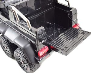 Super-Toys Mega Pojazd- Oryginalny Mercedes G63, Napęd 6x6 (SX-1888-CZARNY) 25