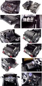 Super-Toys Mega Pojazd- Oryginalny Mercedes G63, Napęd 6x6 (SX-1888-CZARNY) 29