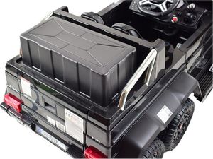 Super-Toys Mega Pojazd- Oryginalny Mercedes G63, Napęd 6x6 (SX-1888-CZARNY) 31