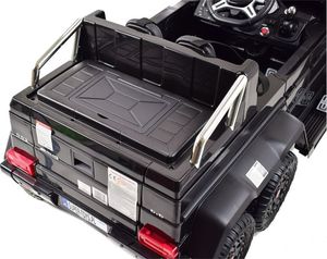 Super-Toys Mega Pojazd- Oryginalny Mercedes G63, Napęd 6x6 (SX-1888-CZARNY) 33