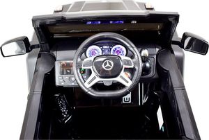 Super-Toys Mega Pojazd- Oryginalny Mercedes G63, Napęd 6x6 (SX-1888-CZARNY) 38