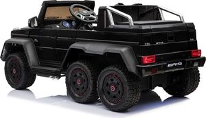 Super-Toys Mega Pojazd- Oryginalny Mercedes G63, Napęd 6x6 (SX-1888-CZARNY) 8