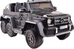 Super-Toys Mega Pojazd- Oryginalny Mercedes G63, Napęd 6x6 (SX-1888-CZARNY) 10