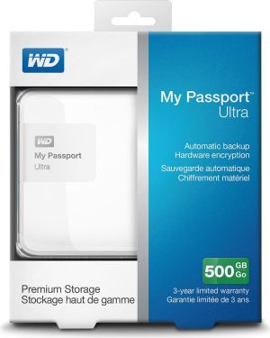 Dysk zewnętrzny HDD WD HDD 500 GB Biały (WDBWWM5000AWT-EESN) 5