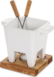 Boska Zestaw Tapas Fondue biały 200ml dąb (7617) 2