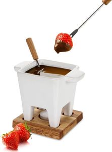 Boska Zestaw Tapas Fondue biały 200ml dąb (7617) 8