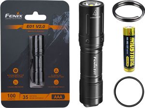 Latarka Fenix Latarka diodowa Fenix E01 V2.0 czarna (039-456) 2