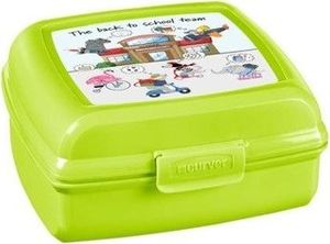 Curver Mały Lunchbox Śniadaniówka dla Dzieci do Szkoły Multisnap Zielony 0,9l Curver uniwersalny 1