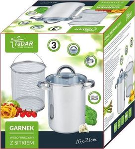Tadar Garnek wysoki z pokrywą 4l 5