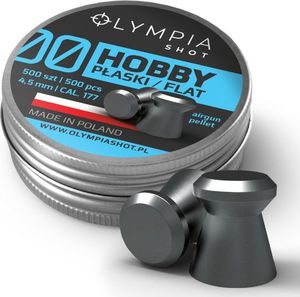 Olympia Śrut OLYMPIA SHOT Hobby płaski kal.4,5 mm 500 szt. prod. POLSKA HP-500 Olimpia 1