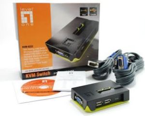 Przełącznik LevelOne KVM Switch LevelOne KVM-022 22-Port 6