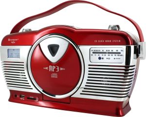 Radioodtwarzacz Soundmaster RCD 1350, czerwony (RCD1350RO) 1