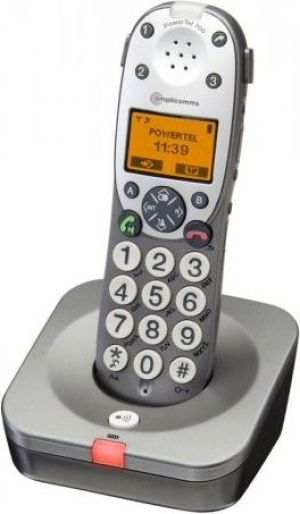 Telefon stacjonarny Amplicomms PowerTel 700 DECT (595088) 1