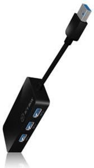 HUB USB Icy Box 1x RJ-45  + 3x USB-A 3.0 (70545) 3