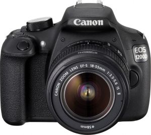 Lustrzanka Canon EOS-1200D KIT IS 18- 55 Czarny (9127B024) 1