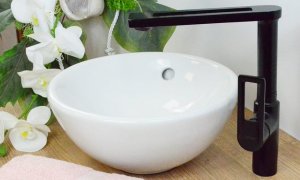 Bateria umywalkowa Sotbe Loft stojąca czarny mat (LOF-B-SKH-12568588) 7