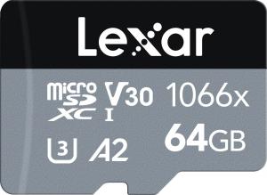 Karta Lexar Professional 1066x MicroSDXC 64 GB Class 10 UHS-I/U3 A2 V30 (LMS1066064G-BNANG) 2