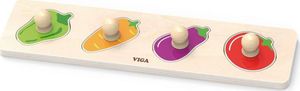 Viga Toys Viga 44532 Pierwsze puzzle z uchwytami - warzywa 1