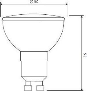 Kobi Żarówka LED GU10, 7W, SMD, 3000K, biała ciepła 2