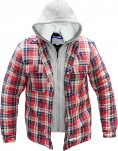 Dedra Bluza flanelowa ocieplana z kapturem, rozm.L 1