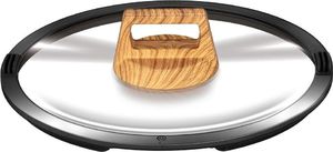 GARNEK MGK 16 24 CM CZARNY + DREWNO 2