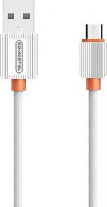 Kabel USB Somostel USB-A - microUSB 1 m Biały (26581) 1
