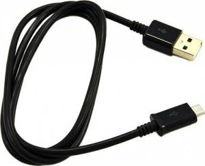 Kabel USB micro USB czarny premium ładowanie transfer danych 1