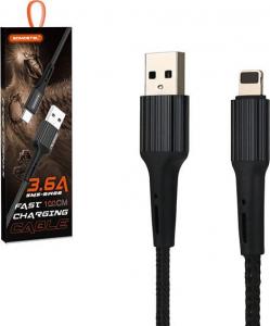 Kabel USB Somostel USB-A - 1 m Czarny (25700) 2