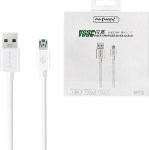 Kabel USB Nafumi USB-A - microUSB 1 m Biały (26635) 2