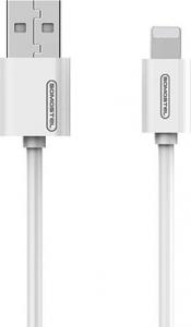Kabel USB Somostel USB-A - Lightning 1.2 m Biały (27232) 1