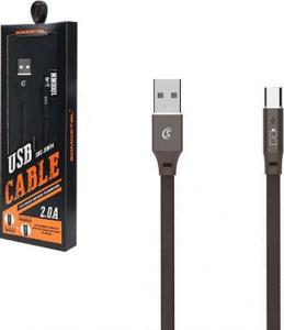 Kabel USB USB-A - USB-C 1 m Czarny (27234) 2